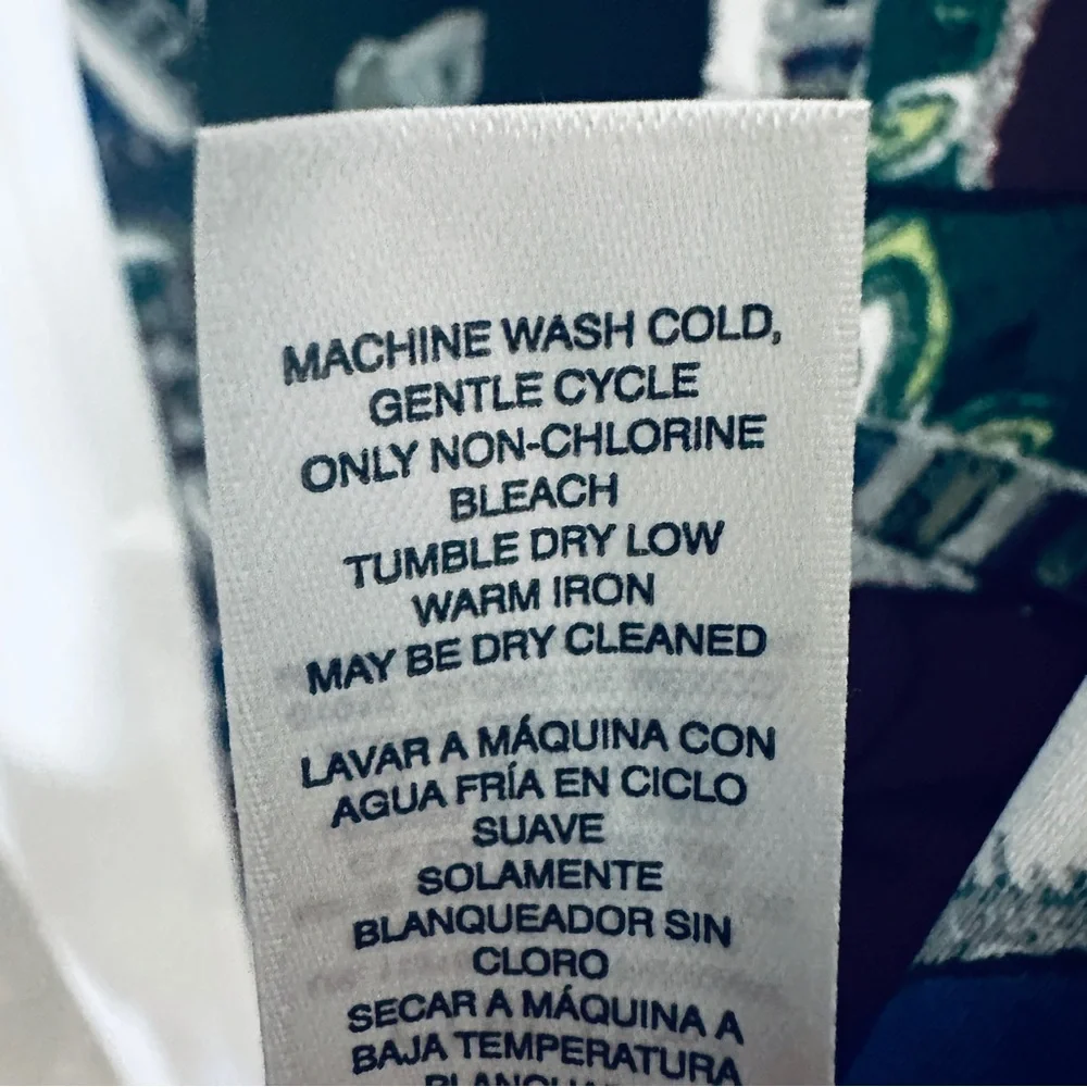 NWOT Chico’s Sleeveless Paisley Print Shift Dress Blue Green Stretch Size 3 - Picture 5 of 15